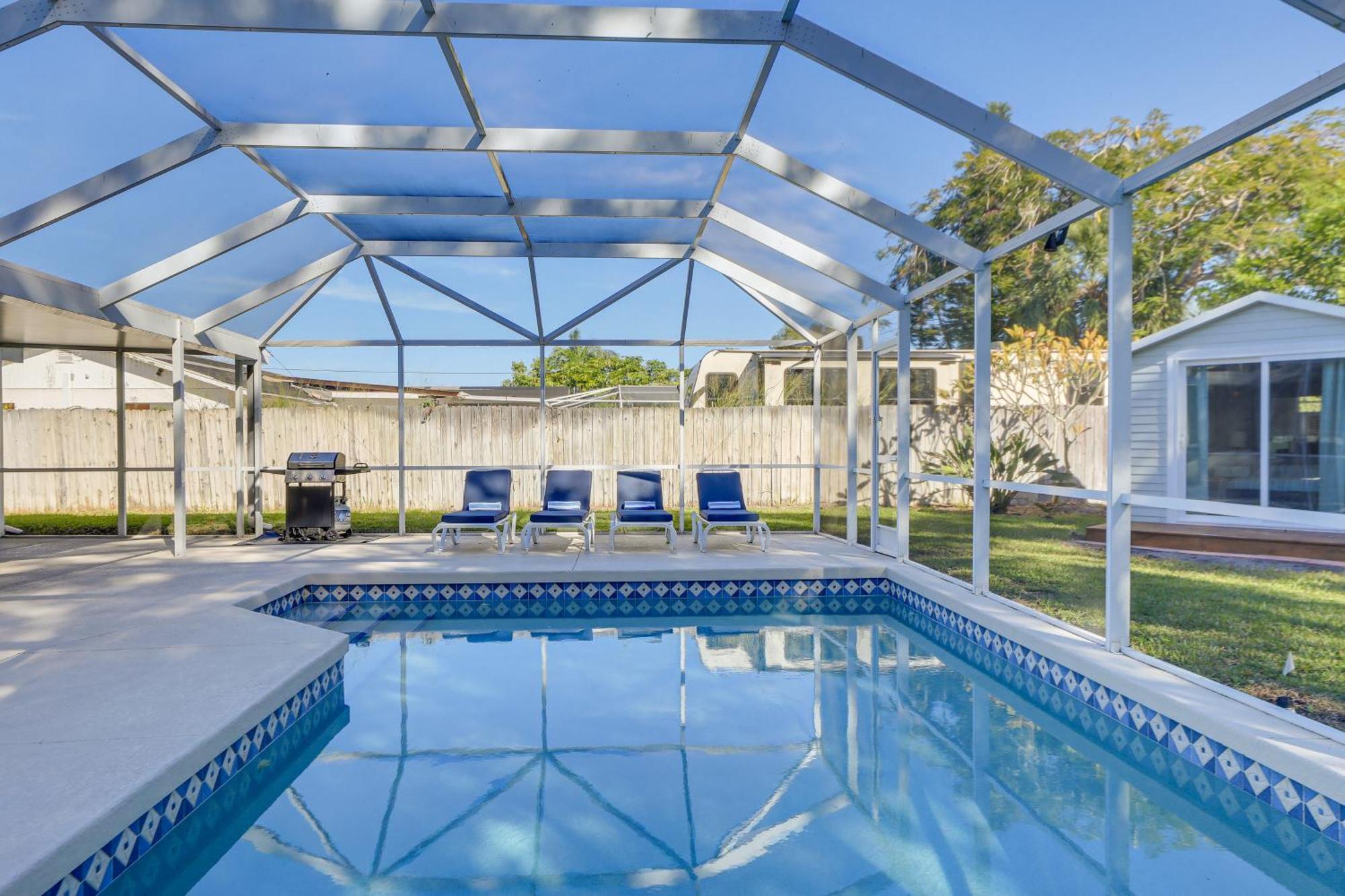 Pet-Friendly Bradenton Home Lanai With Heated Pool! المظهر الخارجي الصورة