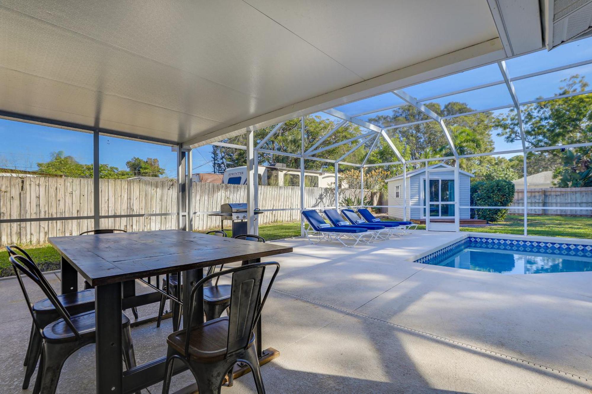 Pet-Friendly Bradenton Home Lanai With Heated Pool! المظهر الخارجي الصورة