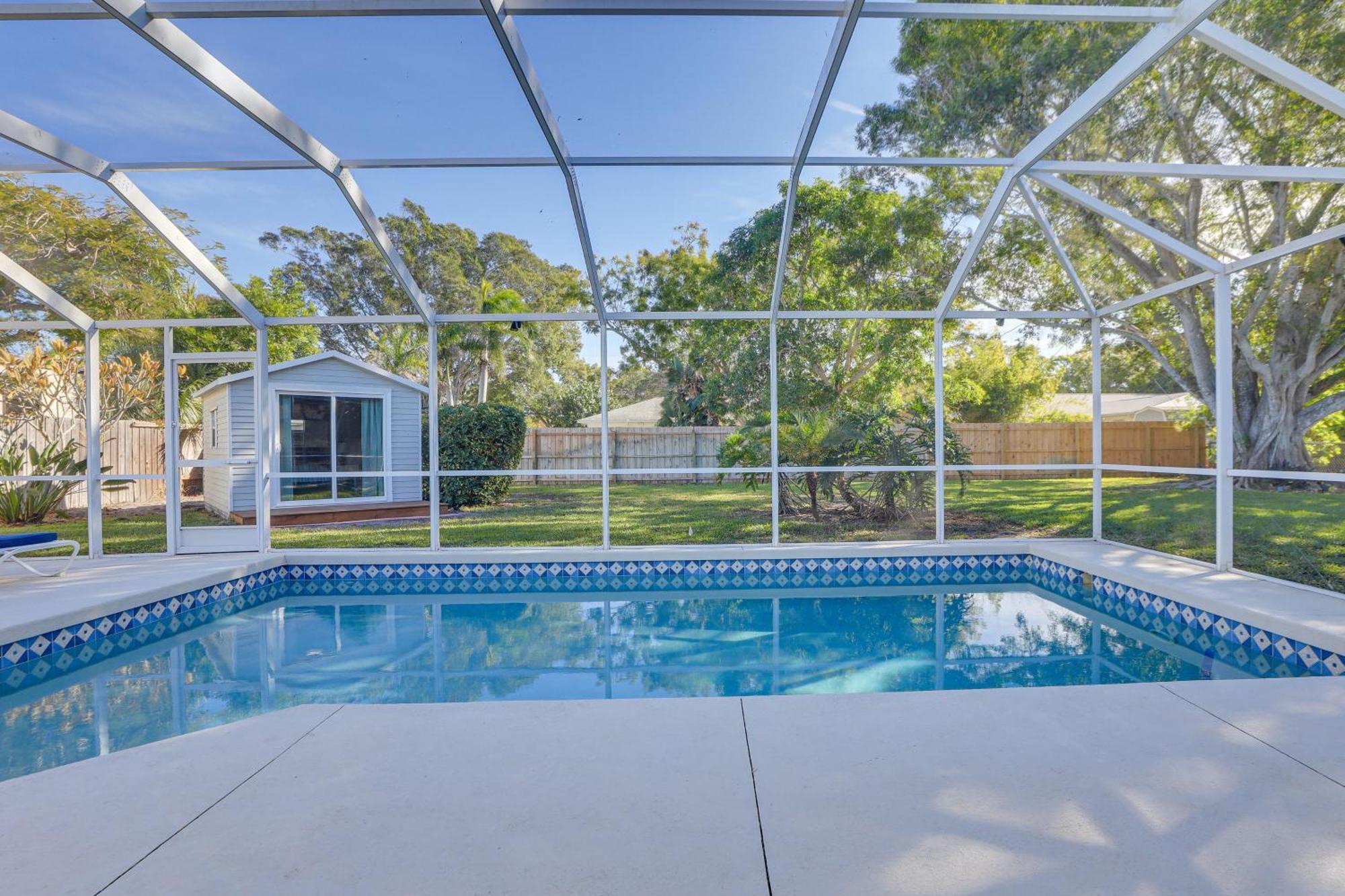 Pet-Friendly Bradenton Home Lanai With Heated Pool! المظهر الخارجي الصورة