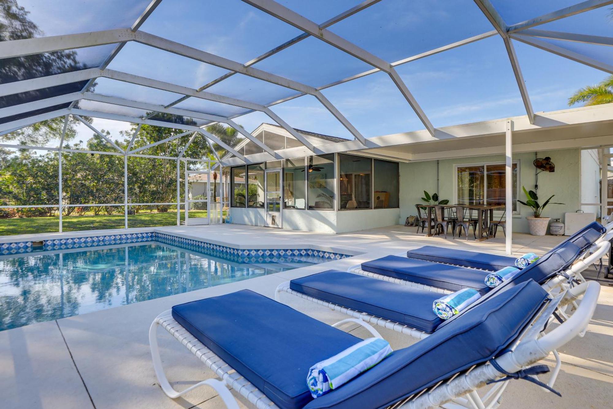 Pet-Friendly Bradenton Home Lanai With Heated Pool! المظهر الخارجي الصورة